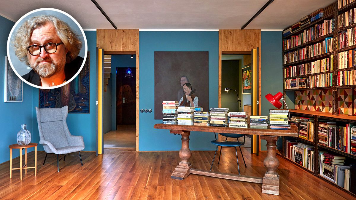 Domov Jana Hřebejka je autentický, barevný, plný knih a obrazů